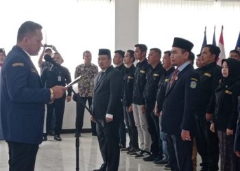 Pelantikan Pengurus Karang Taruna Kota Sungaipenuh. (foto Siklusjambi.id)