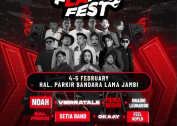 Poster konser Flame Fest di Jambi (Dok Aladin Project)