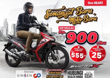 Poster promo 'Semangat Baru Motor Baru'. (Foto Sinsen)