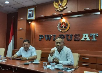 Ketua Umum PWI yang juga Penanggung Jawab Hari Pers Nasional 2023 di Medan, Atal S Depari, di Jakarta, (3/1/2023). (Foto PWI)