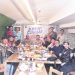 Kegiatan program Jum'at Curhat Polda Jambi bersama komunitas sepeda motor, di Best Kopi Tiam, Mall Lippo, Kota Jambi, Jumat (13/01/2023). (Foto Humas Polda Jambi)