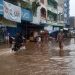 Kondisi kawasan Siswa, Kelurahan Tungkat IV, Kota, Kecamatan Tungkal Ilir, Tanjab Barat yang tergenang banjir rob. (Foto Wahyu Jati)