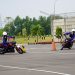 Para Instruktur AHM Safety Riding menjalankan latuhan untuk persiapan ajang The 1st Asia & Oceania Safety Instructors Competition. (Foto AHM)