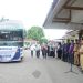 Gubernur Jambi, Al Haris, melepas 61 orang peserta magang ke Jepang di Auditorium Rumah Dinas Gubernur Jambi, Senin (30/1/2023). (Foto Diskominfo Provinsi Jambi/Harun)