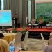 Workshop nasional aksi perlindungan dan pengelolaan gambut yang berkelanjutan merajut kontribusi untuk FOLU Net Sink 2030 di Swissbell Hotel, Kota Jambi, Kamis (2/2/2023). (Foto Riky)