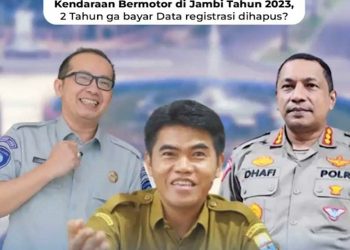 Poster program diskon pajak kendaraan Jasa Raharja Jambi. (Dok Jasa Raharja Jambi/Riska)