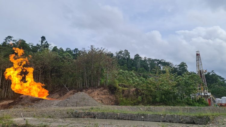 Lokasi penemuan cadangan gas di Desa Seti, Kecamatan Seram Utara Timur Seti, Kabupaten Maluku Tengah, Provinsi Maluku. (Dok Humas SKK Migas/Kemal)