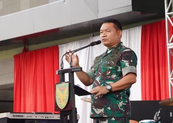 Peresmian nama nama gedung baru di jajaran Kodam II/Sriwijaya. (Foto Dispenad)