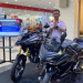 Sepeda motor sport Honda yang didisplay Sinsen di mall Jamtos, Kota Jambi. (Foto Sinsen)