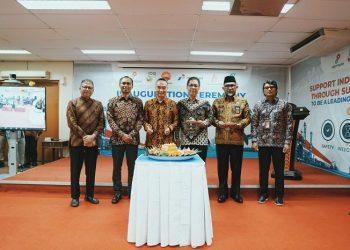 Kegiatan Inauguration Ceremony of 2023-2043 Jabung Working Area Operation Continuation yang diselenggarakan Petrochina di Geragai Camp, Kabupaten Tanjung Jabung Timur, Provinsi Jambi, pada Senin malam (27/2/2023). (Foto Humas SKK Migas/Lutfi)