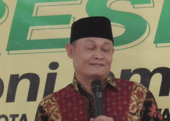 Kegiatan reses anggota DPRD Kota Jambi, Joni Ismed, di Kantor Lurah Paallima, Kotabaru, Sabtu (4/3/2023). (Foto Reza)