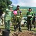 Kegiatan Bakti Sosial penghijauan dengan menaman pohon (Dok. Penrem 042/Gapu-Hatta)