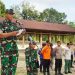 Kasrem 042/Gapu Kolonel Inf Ali Aminudin, S.E., M.M saat pimpin Upacara Pembukaan Latihan dan Pembentukan TRC Satgas Karhutla Provinsi Jambi tahun 2023 Senin (20/3/2023). (Dok. Penrem 042/Gapu-Hatta)