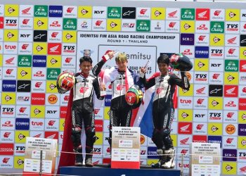 Decksa Almer Alfarezel meraih podium kedua pada ajang Thailand Talent Cup 2023 (dok. AHM ARRCBurira)