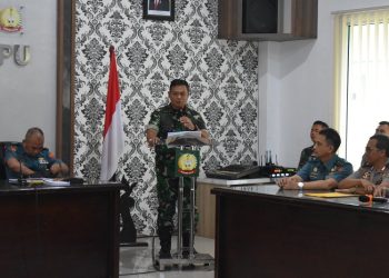 Danrem 042/Gapu saat menyampaikan sambutan (Dok. Penrem 042/Gapu - Hatta)