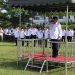 Gubernur Al Haris saat pimpin Apel Kedisiplinan ASN setelah di lapangan Kantor Gubernur, Rabu (26/04/2023). (Foto : Diskominfo/Agus Supriyanto)