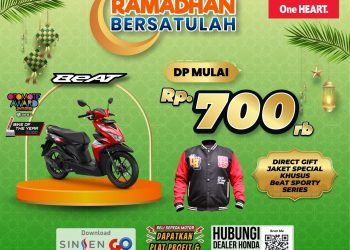 Banner promo New Honda BeAT Sporty Series. (Dok. Sinsen)