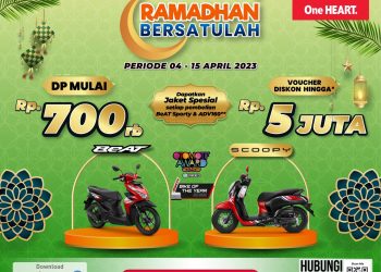 Banner Honda Virtual Expo bertajuk “Ramadhan Bersatulah”. (Dok. Sinsen)