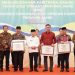 Penganugerahan paritrana award tahun 2022 tingkat provinsi jambi sekaligus penandatanganan mou kepesertaan KORPRI, bertempat di Swissbel Hotel Jambi, Kamis (13/04/2023). (Foto : Diskominfo/Harun Al Rasyid)