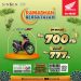 Banner Promo DP Ringan dan Voucher Diskon Khusus Pembelian Honda Supra X 125 (Dok. Sinsen)