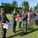 Pembagian Bingkisan Lebaran di lapangan Upacara Makorem 042/Gapu, Kota Jambi, Senin (17/4/2023). (Dok. Penrem 042/Gapu)