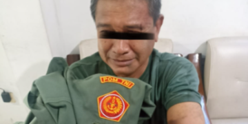 TNI Gadungan Gadungan setelah diamankan di Koramil 04/ Jati Asih (dok. Dispenad)