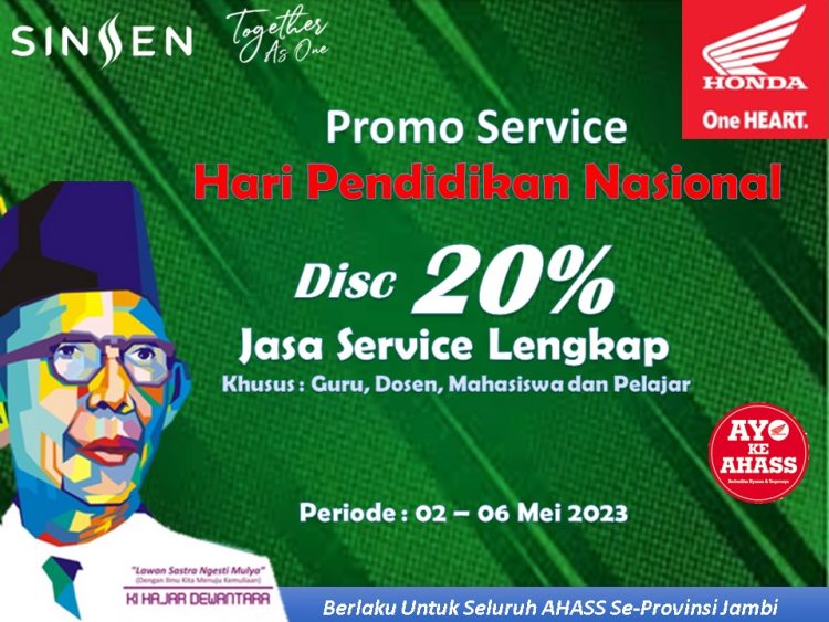 Banner Promo Sinsen main dealer sepeda motor Honda. (Dok. Sinsen)