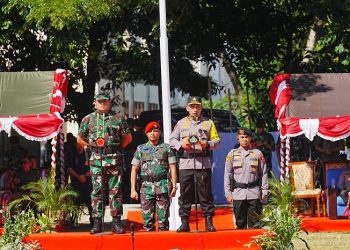 Kapolri, Jenderal Listyo Sigit saat pimpin Apel Gelar Pasukan pengamanan KTT ASEAN di Labuan Bajo, Nusa Tenggara Timur (NTT), Sabtu, (06/05/2023). (Dok. Div Humas Polri)