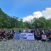 Foto bersama peserta Honda CB150X Touring Road to Stone Creek. (Foto: Sinsen/Ajeng)