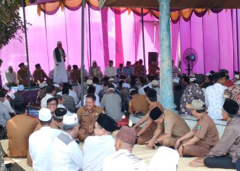 Al Haris saat Hadiri Selamatan Pimpinan Ponpes Nurul Jalal di Kabupaten Tebo, Senin (05/06/2023). (Dok. Siklusjambi/Bambang)