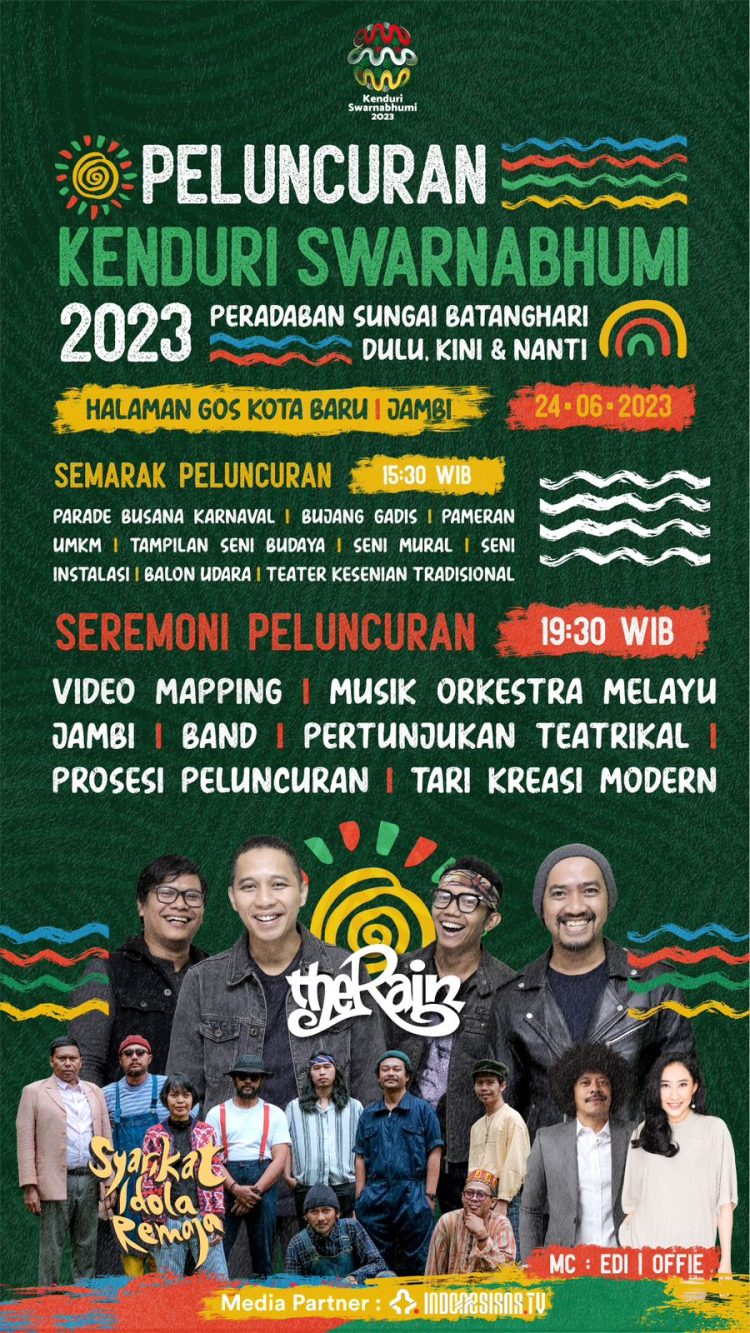 Flyer peluncuran Swarnabhumi 2023. (Dok. Panitia Kenduri SwarnaBhumi 2023)