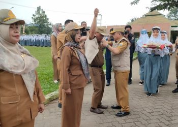 Apel PPDB 2023 diikuti seluruh Kepala SMA, SMK dan SLB se Provinsi Jambi di SMA Negeri 5 Kota Jambi, Selasa (06/06/2023). (Dok. siklusjambi)