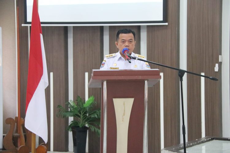 Al haris pada Pembukaan Pelatihan Kepemimpinan Angkatan VII Tahun 2023, Bertempat di Aula II BPSDM Provinsi Jambi, Rabu (07/06/2023). (Foto: Diskominfo/Agus)