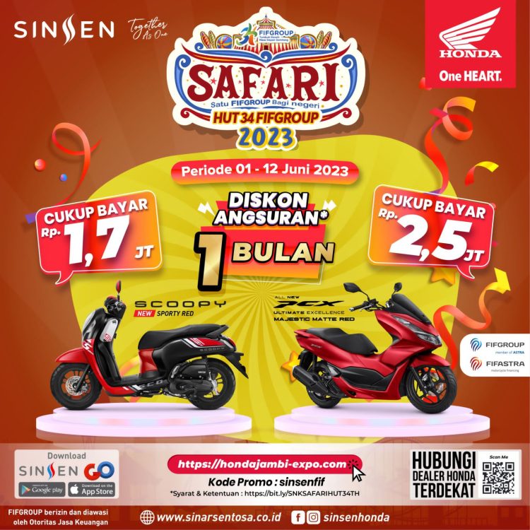 Flyer Honda Safari Virtual Expo. (Dok. Sinsen)