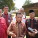 Gubernur Al Haris saat diwawancarai di Kompleks Candi Muara Jambi (Arena Candi Kedaton), Minggu (11/06/2023) (Dok. Novriansyah -Kominfo)