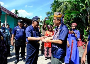 Wagub saat Kunjungan Destinasi Wisata Kampung Wisata Baselang Bakung Jaya Kota Jambi, Jumat (16/06/2023) sore. (Foto: Diskominfo/Novriansah)