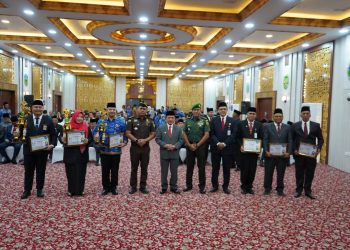 Gubernur pada Upacara Hari Lingkungan Hidup Sedunia Tahun 2023,di Ruang Pola Kantor Gubernur Jambi, Senin (19/06/2023). (Foto : Novriansah -Kominfo)