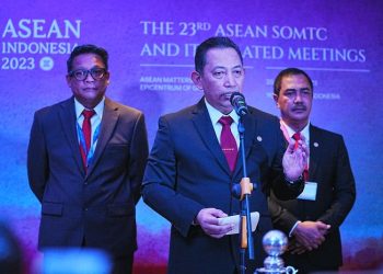 Kapolri Jenderal Listyo Sigit Prabowo pada acara ASEAN SOMTC Leaders di DIY , Selasa (20/06/2023). (Dok. Div Humas Polri)