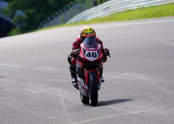 Herjun Atna Firdaus di sirkuit Suzuka, Jepang, (7-9/07/2023).(dok. AHM)