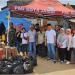 Penyerahan bantuan korban kebakaran oleh pengelola Pasar angso duo di Kampung Legok, Kota Jambi, Sabtu (29/7/2023). (Dok. jernih.id/Fei)