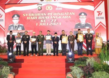 Syukuran Hari Bhayangkara ke-77 Tahun 2023 di Hotel Ratu Convention Centre pada Sabtu, (01/07/2023). (Dok. Humas Polda Jambi)