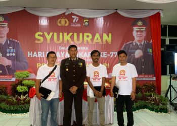 Pemenang Lomba Karya Tulis Jurnalistik Polres Batanghari HUT ke-77 Bhayangkara 2023 Sabtu, (01/07/2023). (Dok. Bahara)
