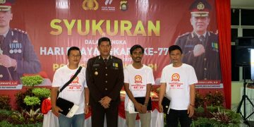 Pemenang Lomba Karya Tulis Jurnalistik Polres Batanghari HUT ke-77 Bhayangkara 2023 Sabtu, (01/07/2023). (Dok. Bahara)