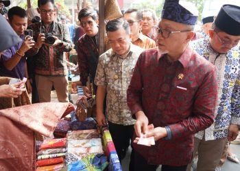 Mendag Zulhas pada acara 'Satu Hari Bersama Jambi', bertempat di Anjungan Mall Sarinah DKI Jakarta, Sabtu (08/07/2023). (Dok. Foto : Novriansyah - Kominfo)