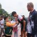 Al Haris pada pembukaan lomba Perahu Dragon Boat Porprov Jambi XXIII di Arena Wisata Danau Sipin Kota Jambi, Jumat (14/07/2023). (Foto: Diskominfo/Agus)