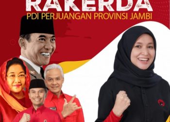 Flyer Rakerda PDI Perjuangan Jambi (Dok. PDI Perjuangan Jambi)