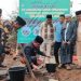 Peletakan Batu Pertama Pembangunan Ponpes Daarul Qolam di Dusun IV Desa Salam Buku, Kabupaten Merangin, Sabtu (29/07/2023). (Dok. Riki Serampas)