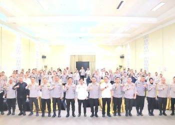 Irjen Pol. Drs Rusdi Hartono saat membuka Musrenbang Polda Jambi Tahun 2023 di Sumatera Room Hotel Ratu Telanaipura, Senin (31/7/23). (Dok. Humas Pola Jambi)