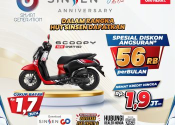 Flyer promo spesial Anniversary ke-56th PT Sinsen. (Dok. Sinsen)