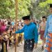 Al Haris saat menghadiri Sedekah Adat Empat Lawang Sejarangan, di kawasan Candi Muaro Jambi, Kabupaten Muaro Jambi, Minggu (06/08/2023). (Foto: Riky)